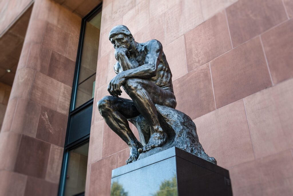 Thinker statue